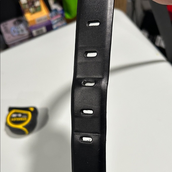 Callaway Men's Black Leather Belt - Picture 5 of 5